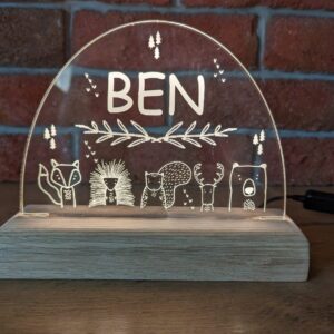 Holzlampe – groß – individuell gefertigt